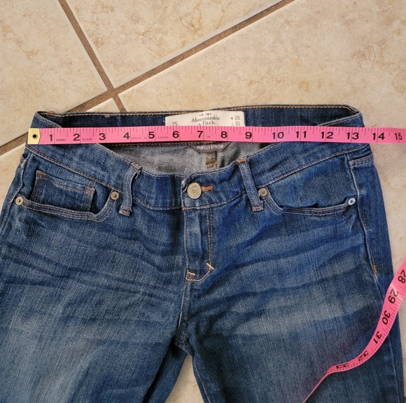 Abercrombie & Fitch jeans Perfect Stretch Size 2 W 26 / L 31 - Picture 2 of 5